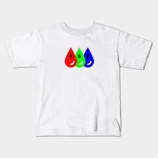 RGB colors drops Kids T-Shirt